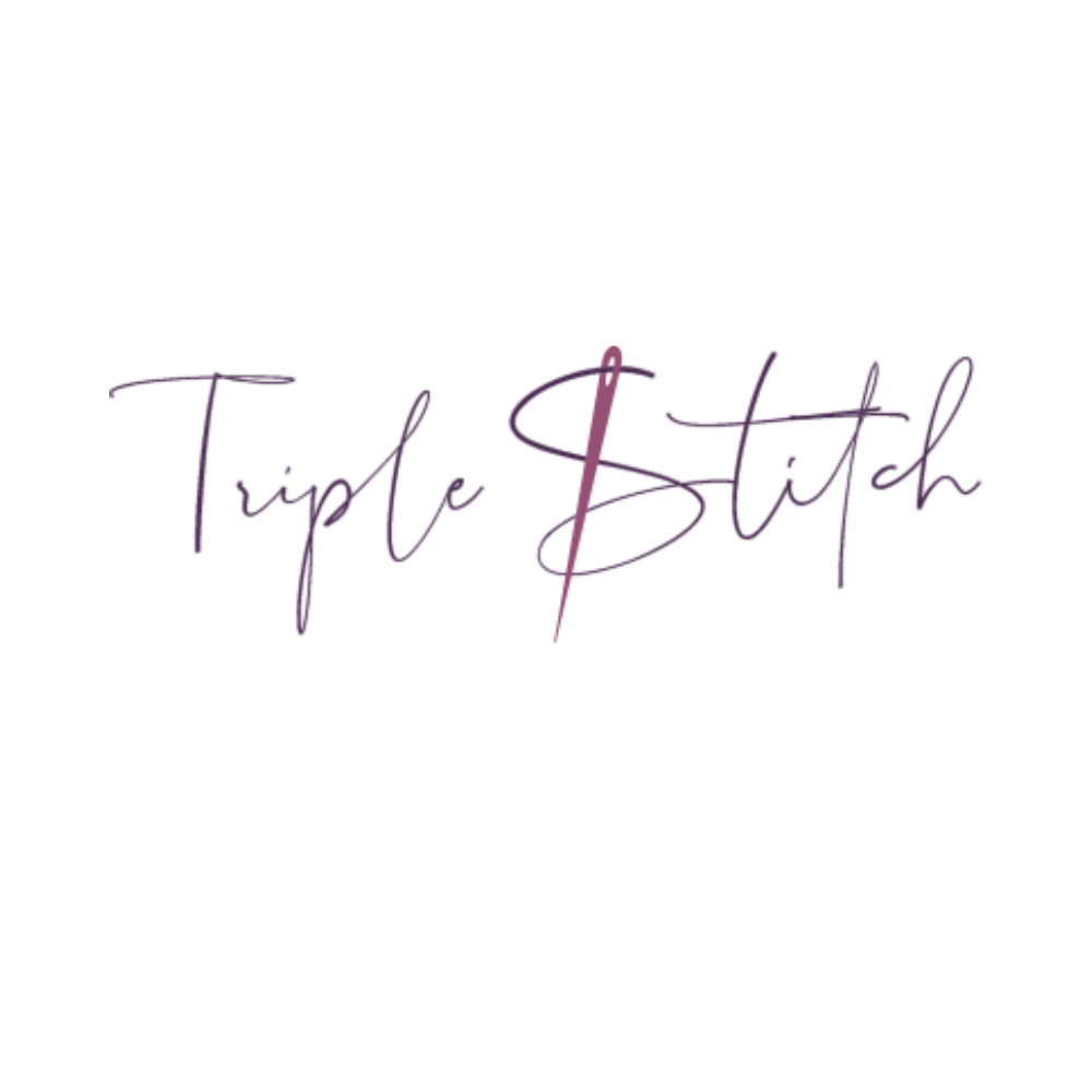 triple stitch logo design by dripoli web